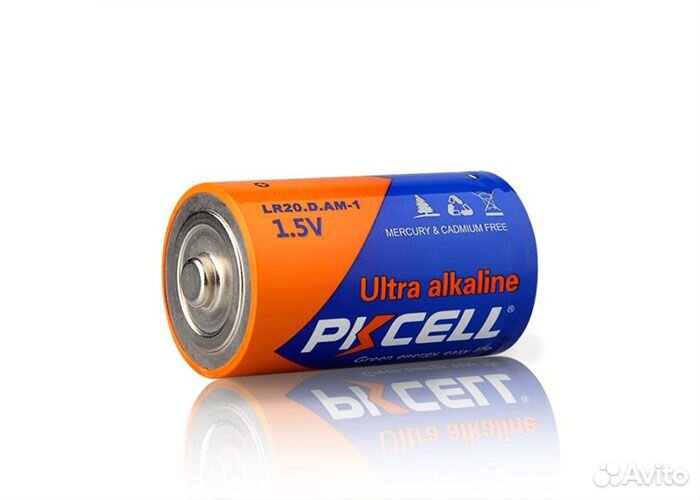 Батарейка pkcell Ultra Alkaline LR20-2S