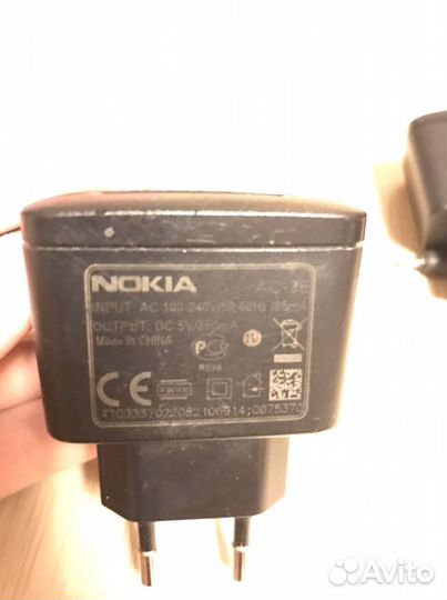 Зарядка для nokia тонкая