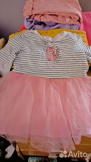 Вещи пакетом на девочку 80 86 размер