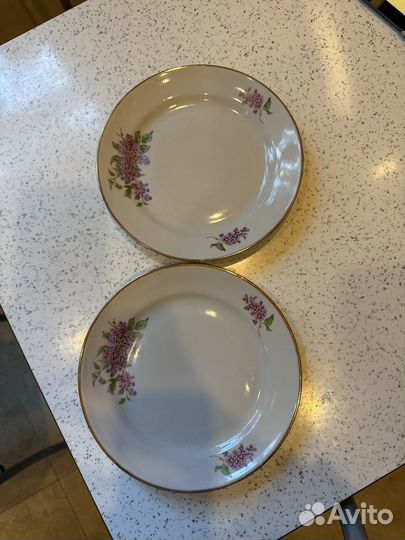 Тарелки Сирень Дулево