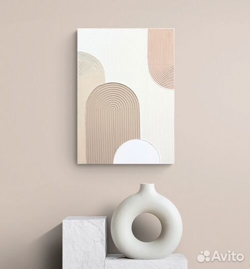 Текстурное панно ручной работы 