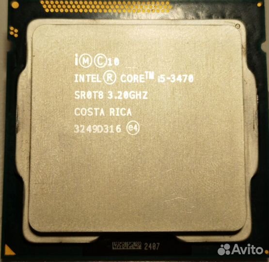 Процессор intel core i5 3470