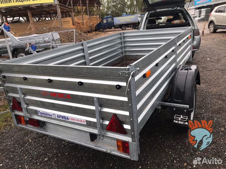 Прицеп с высокими бортами. Доставим в регионы