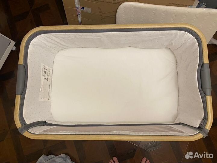 Колыбель приставная Tutti Bambini CoZee с колесами