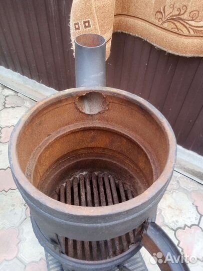 Печь для казана из дисков