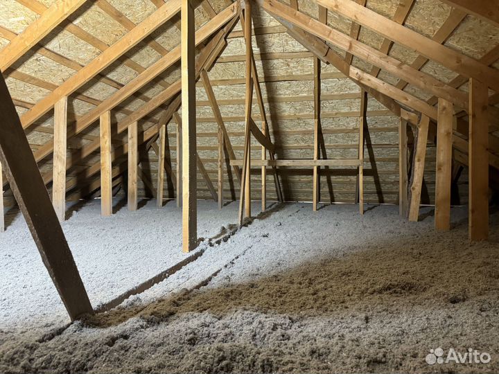 Эковата утеплитель для чердака