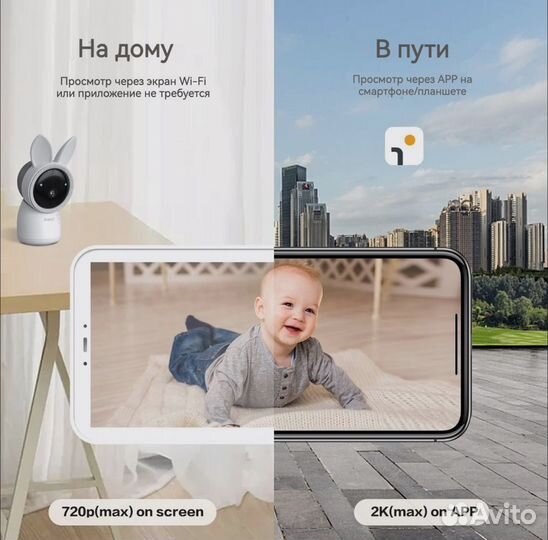 Беспроводная видеоняня Baby Monitor