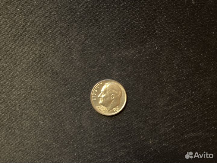 Монета liberty quarter dollar 1987 года