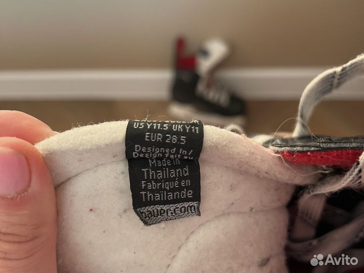 Хоккейные детские коньки bauer vapor x500 10,5