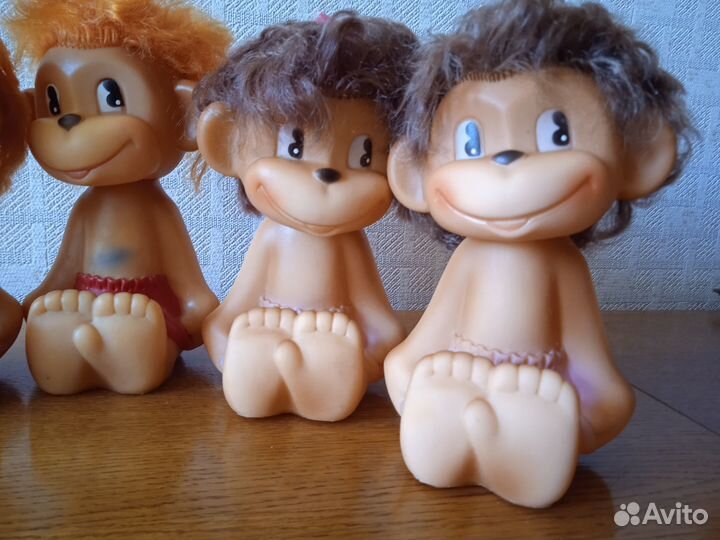Кукла резиновая СССР обезьянки