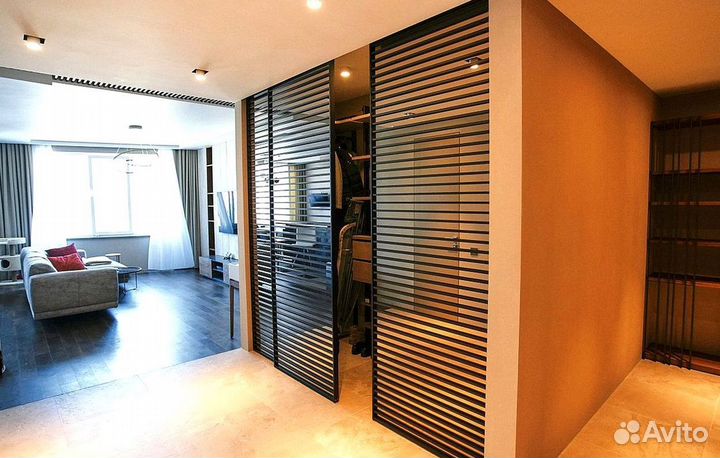 Реечные перегородки / Перегородки из реек