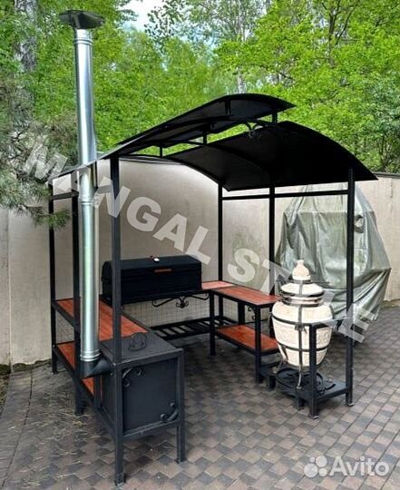 Беседка с мангалом