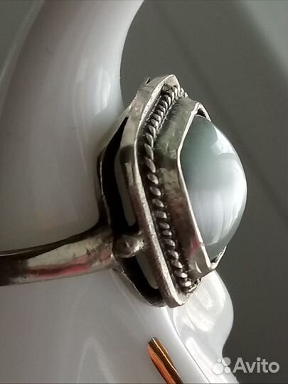 Новый комплект серьги и кольцо