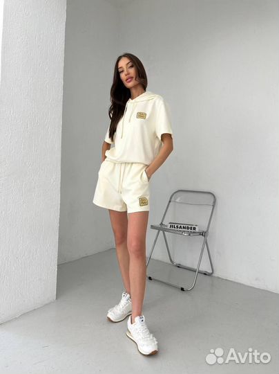 Костюм с шортами miu miu