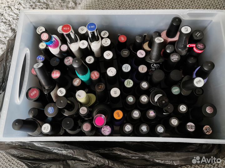 Набор гель лаков бу