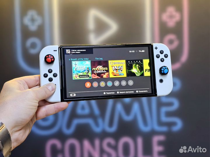 Nintendo Switch Oled с играми