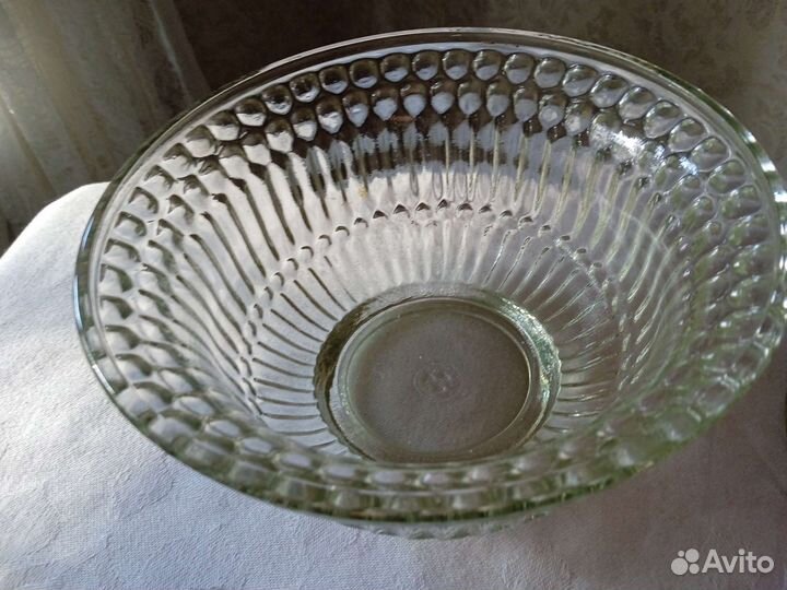 Сахарница ваза стеклянные СССР