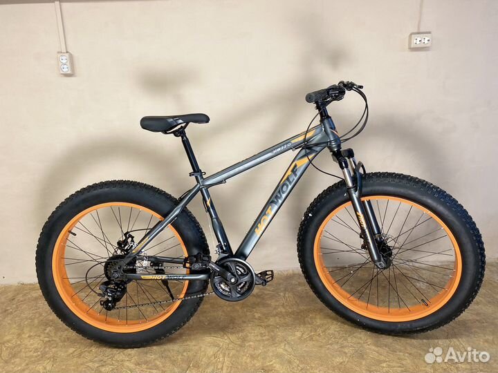 Велосипед Фэтбайк (fat bike) колеса 26 скорости 24