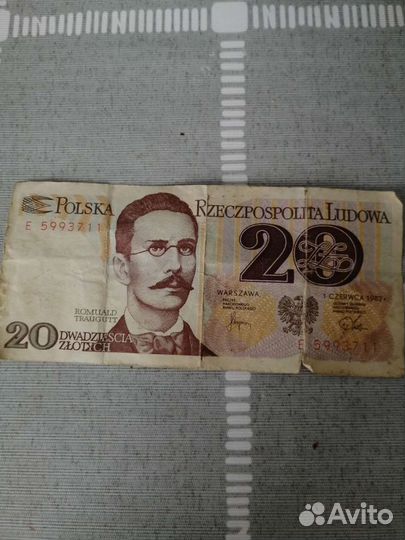 20 Польских злотых 1982 год