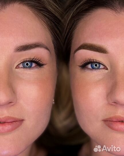 Перманентный макияж бровей (6D волоски)