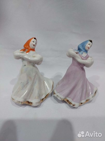 Фарфоровые статуэтки СССР плясунья