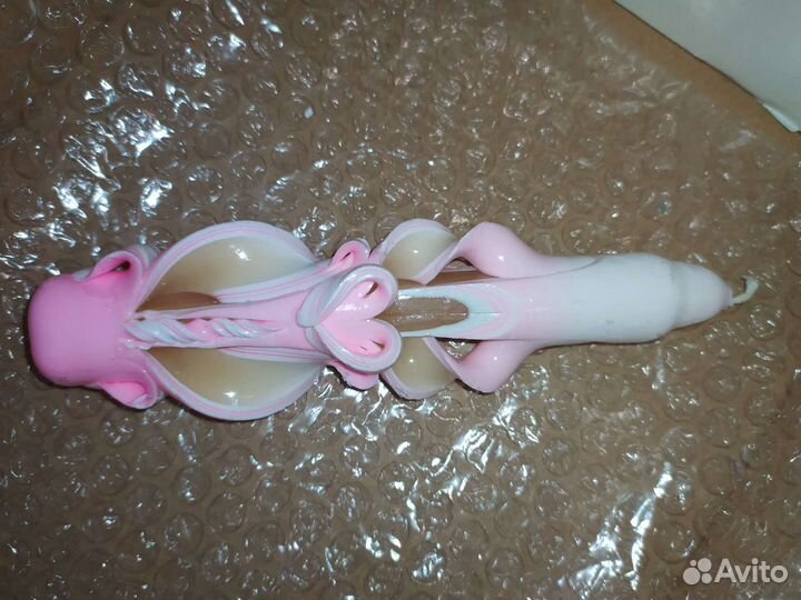 Резная свеча ручной работы 16-18 см