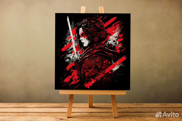 Картины с самураями