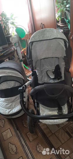 Коляска 2 в 1+автолюлька