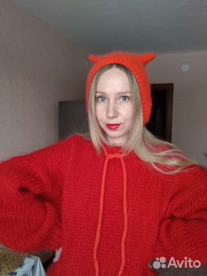 Чепчик (шапка) с ушками