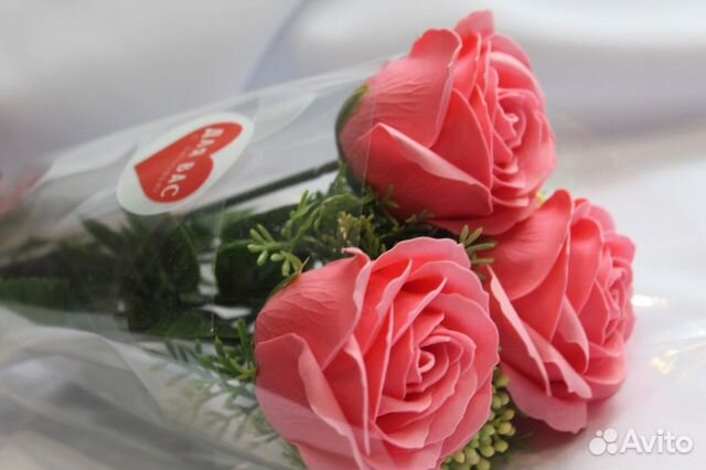 Букет из мыльных роз на 14 февраля 8 марта объявление продам