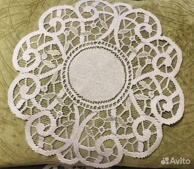 Салфетки на стол круглые