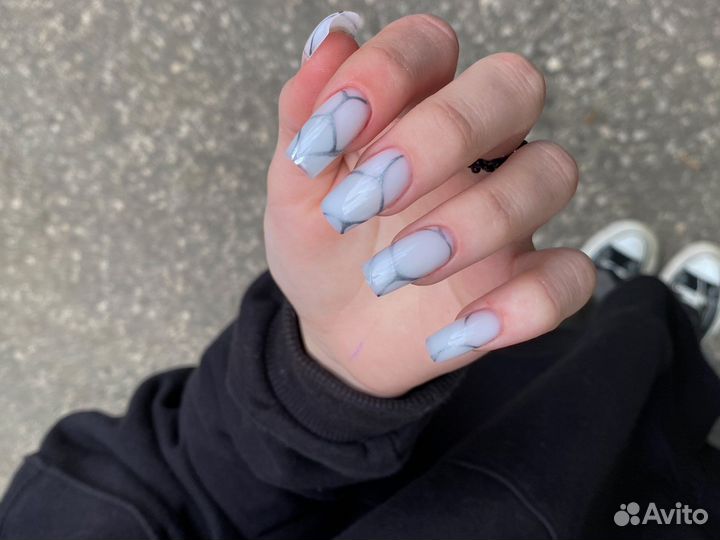 Маникюр с укреплением Наращивание ногтей на дому