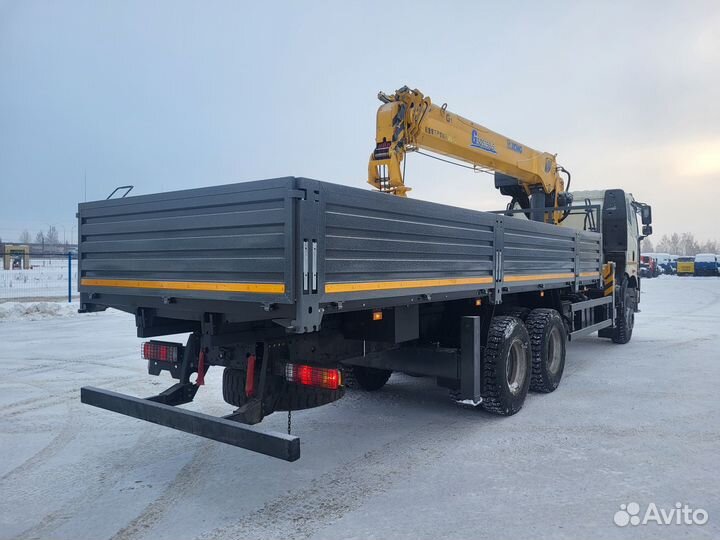 Бортовой грузовик FAW J6 СА3250 с КМУ XCMG, 2025