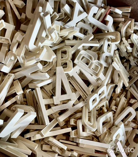 Пластиковые буквы для стендов СССР