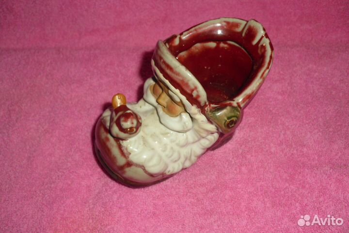 Башмак керамический дед мороз