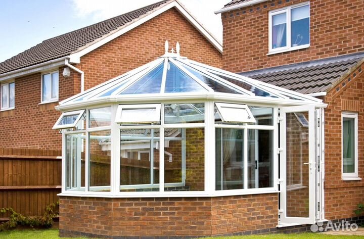 Зимние сады, остекление