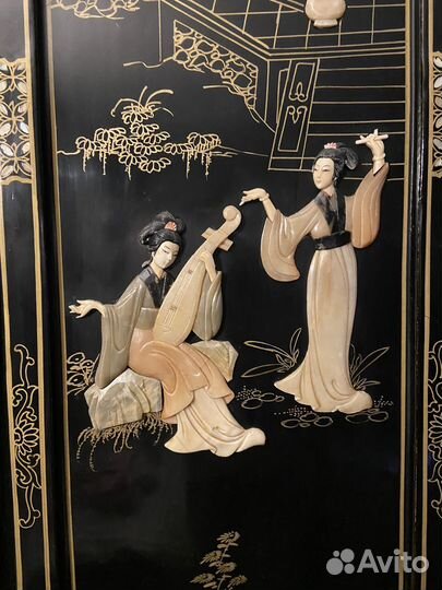 Панно из дерева натуральные камни