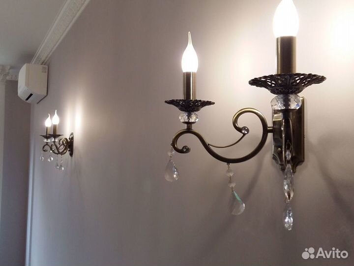 Электрик установка люстры Москва