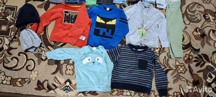 Вещи для мальчика пакетом 86-98 размер