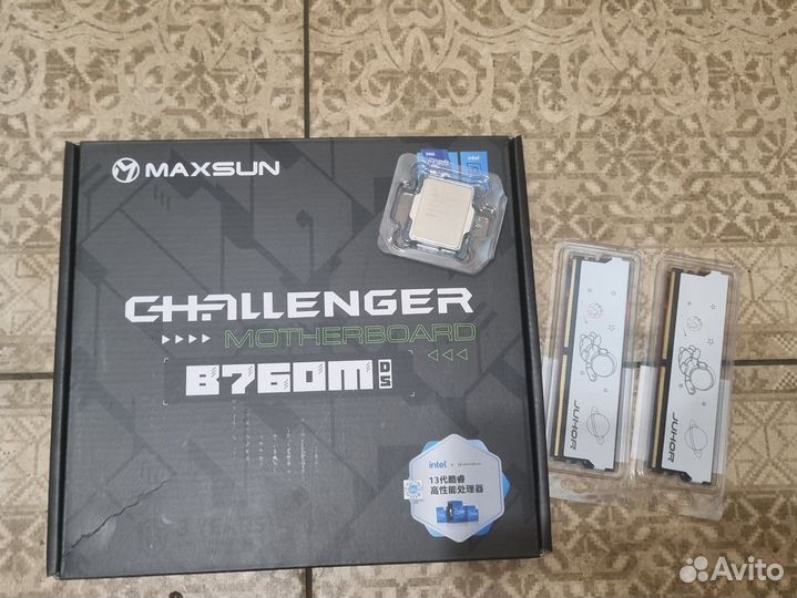 I5 12600kf комплект DDR5 32Gb 6000Мгц плата B760