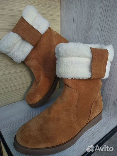 Зимняя обувь женская из натуральной кожи