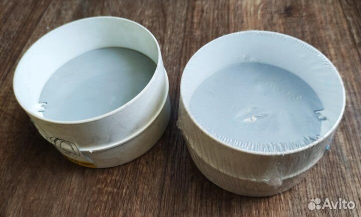 Вентиляционный соединитель с клапаном D 100мм. 2 ш