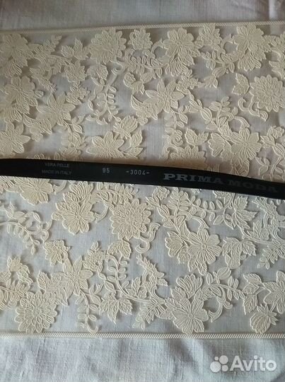 Ремень кожаный, 95 см, ширина 2см