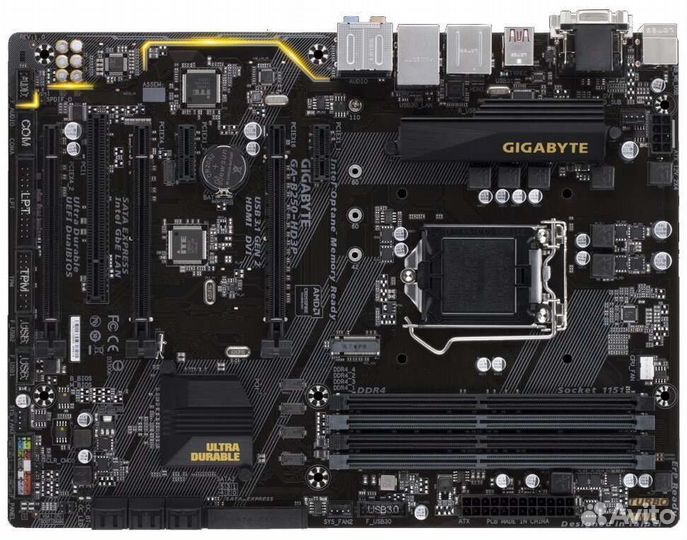 Материнская плата gigabyte b250-hd3 процессор i5