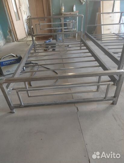 Кровать в стиле «лофт» из металла 140х200