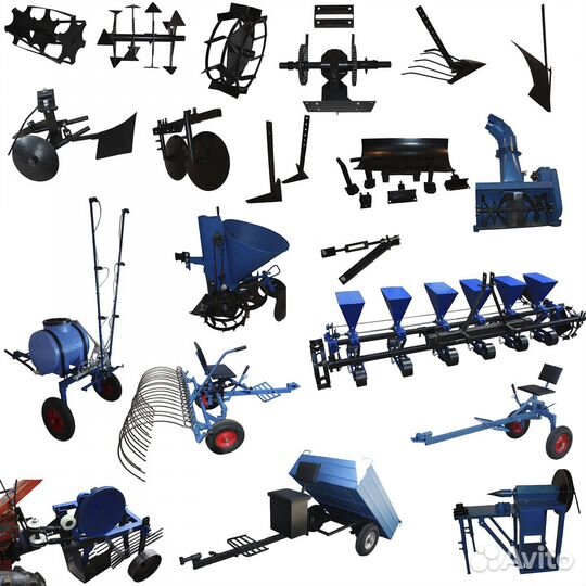 Навесное оборудование к мотоблоку и культиватору