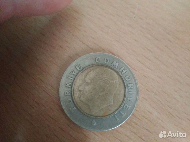 Монета Турция 50 куруш 2009 год объявление продам