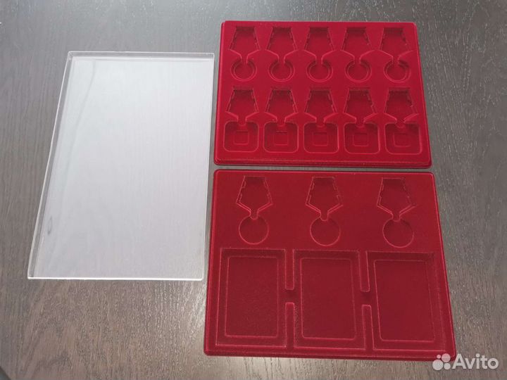 Планшеты велюровые для знаков, медалей, орденов