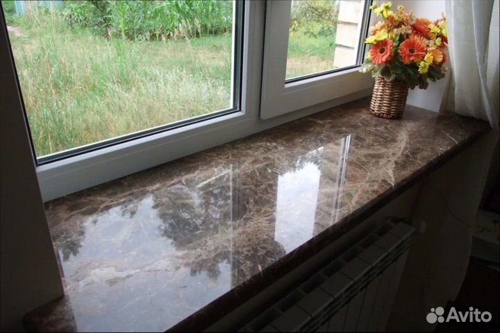 Подоконник из гранита и мрамора