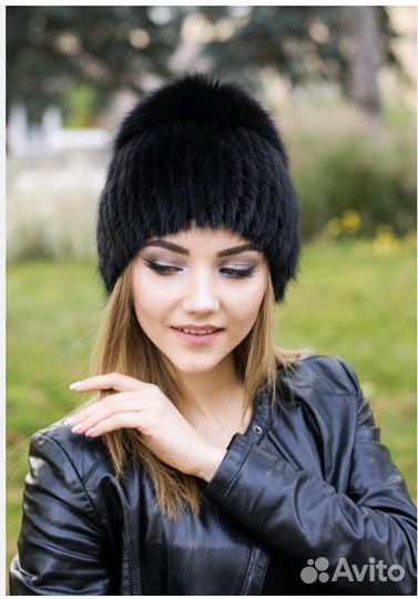 Шапка зимняя меховая женская